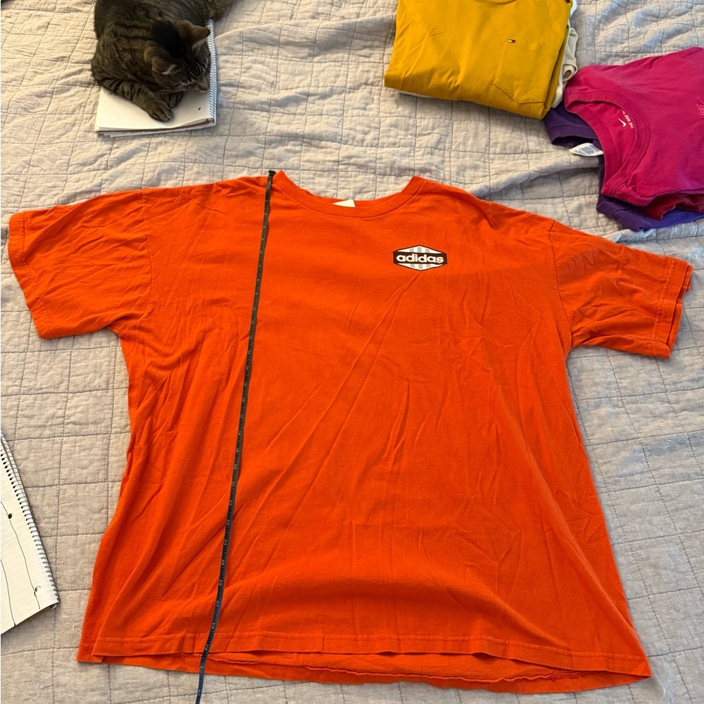Adidas Bright Orange Tee 2XL